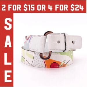 🔴 Talbots printed belt